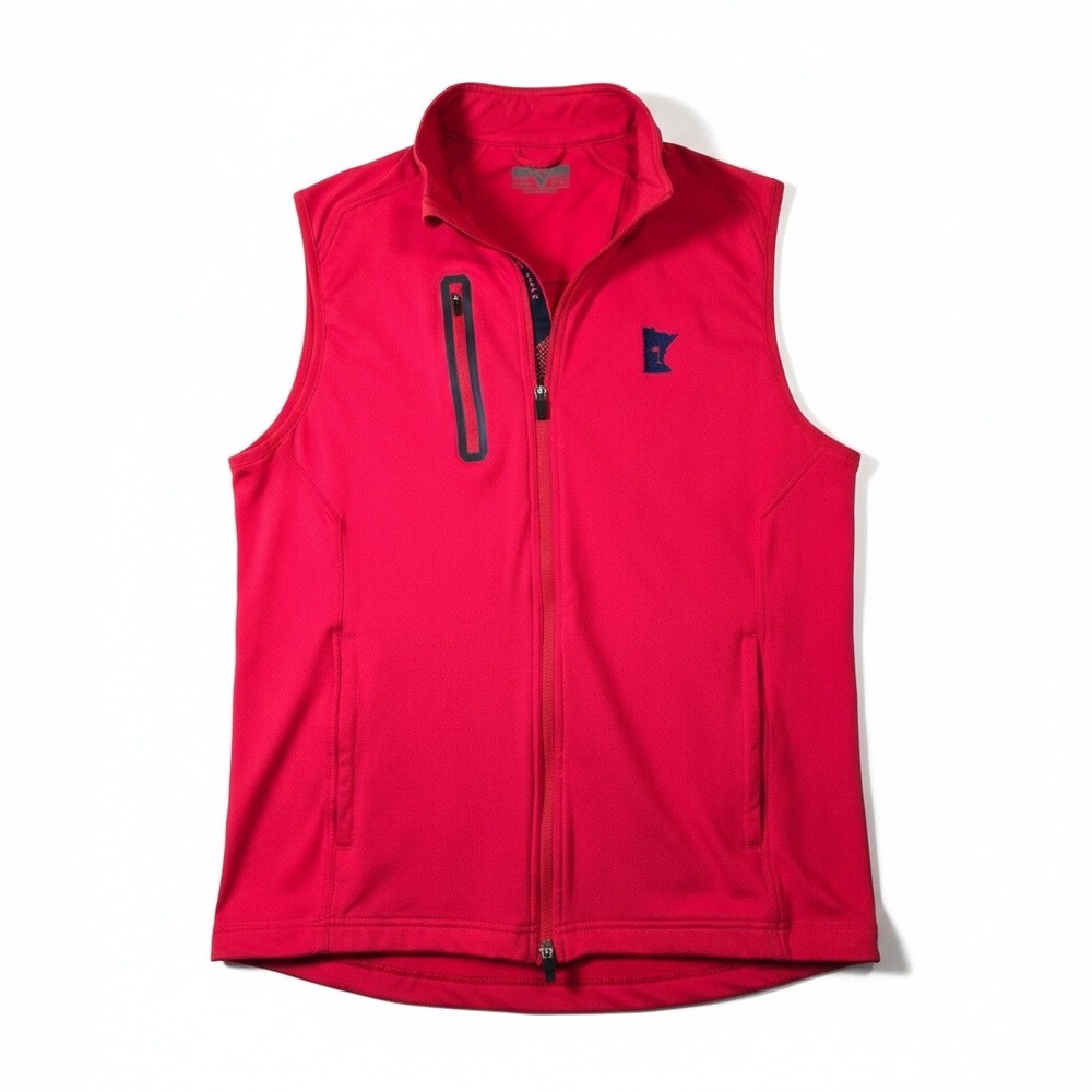 Levelwear The North Golf Red Vest Size M - Picture 2 of 5